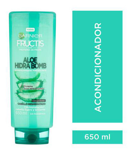 Pack Acondicionador Garnier Fructis Aloe Hidra Bomb 350 Ml 1
