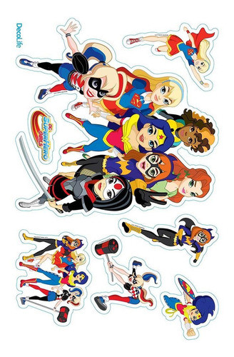 Wallsticker Hero Girl 32.5x50cm Muresco 1640 0