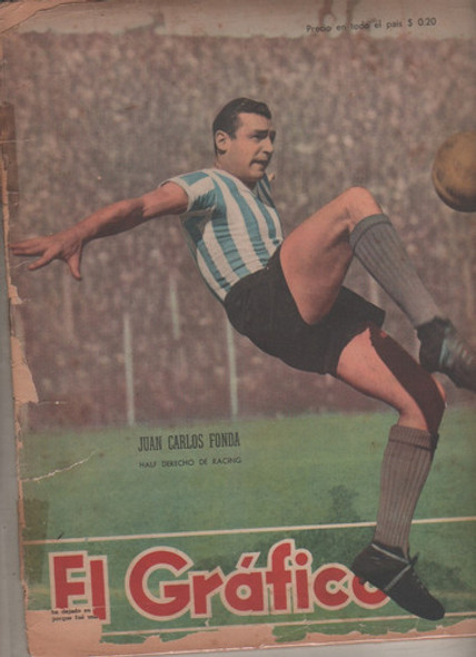 El Grafico Nº 1448 - Año 1947 - Racing Club - J. C. Fonda 0