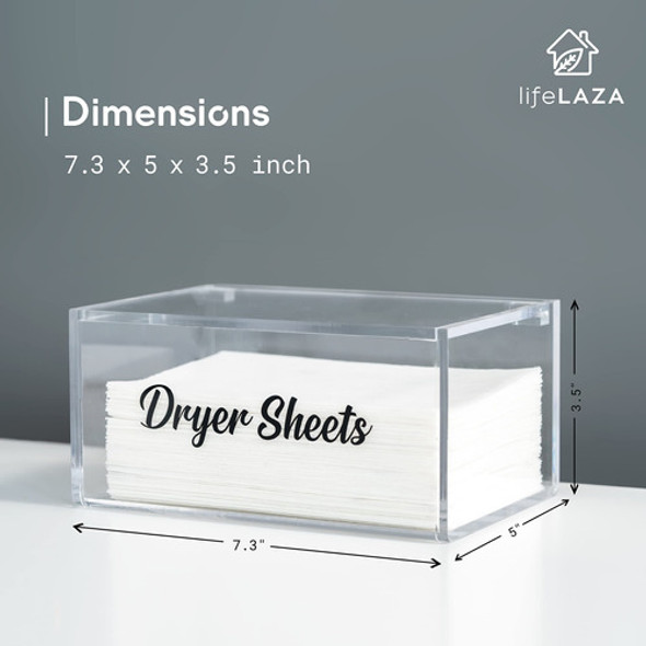 Dispensador De Lençóis Secadores Lifelaza Premium Acrylic Co 1