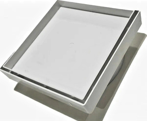 07 Ralo Banheiro 15x15c Colar Piso Invisível Oculto Branco 0