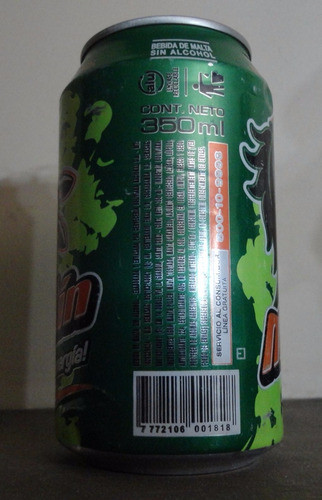 Lata Maltín 350ml Bolivia, Vacía 1