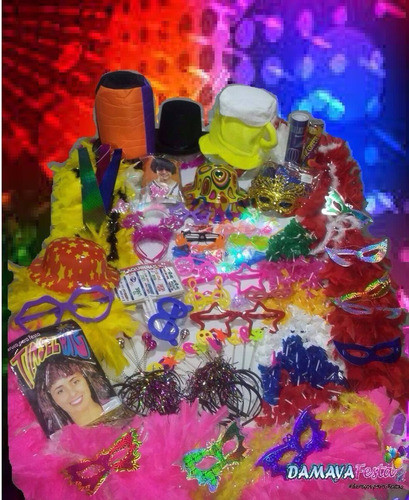 Kit Adereços 15 Anos 200 Itens,neon,plaquinha+frete Grátis 1