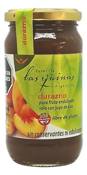 Mermelada Sin Azúcar Las Quinas De Durazno 6 X 420 Gr 0