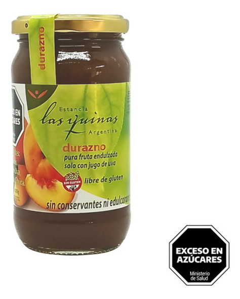 Mermelada Sin Azúcar Las Quinas De Durazno 6 X 420 Gr 1