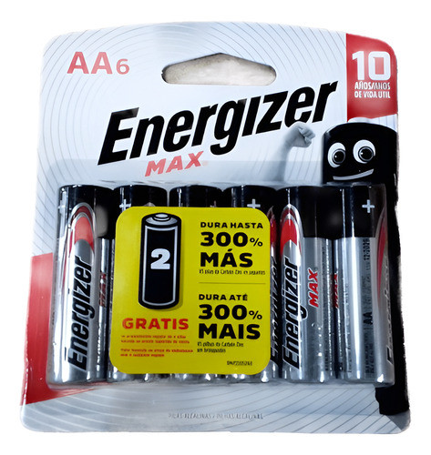 Kit 24 Pilhas Aa Energizer Max E91 1,5v Alcalinas 1