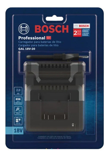 Cargador 18v Bosch Gal 18v-20 1