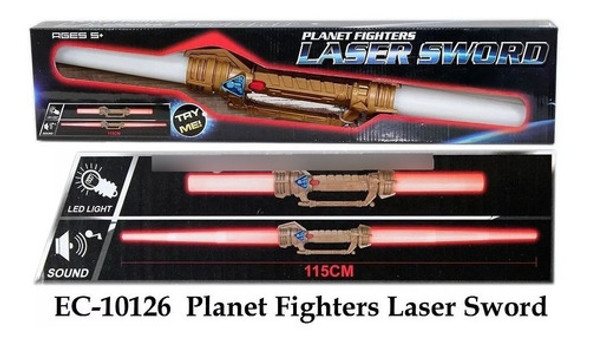 Espada Laser Sword Doble Luces Y Sonidos Extensible 115 Cm 1