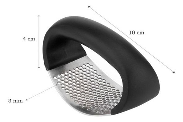 Prensa Picador Cortador Ajo Acero Inox Multiuso D+m Bazar 1