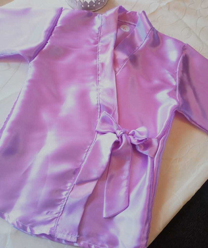 Batas De Raso Para Niñas X 10 U 0