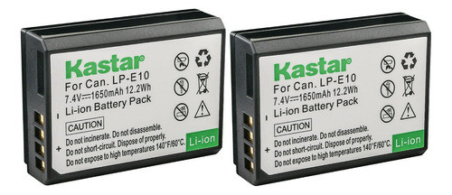 2pcs Completamente Descodificado Batería Lp-e10 Para Canon R 0