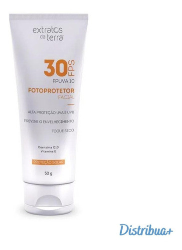 Protetor Solar Facial Fotoprotetor Fps30 Extratos Da Terra 0