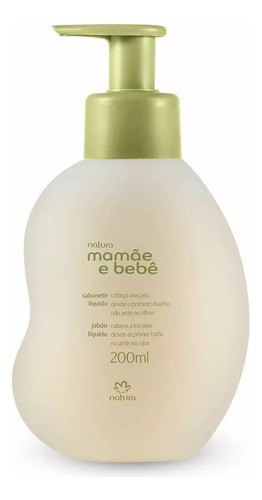 Sabonete Líquido Da Cabeça Aos Pés Mmbb 200ml Natura Kit 2un 1