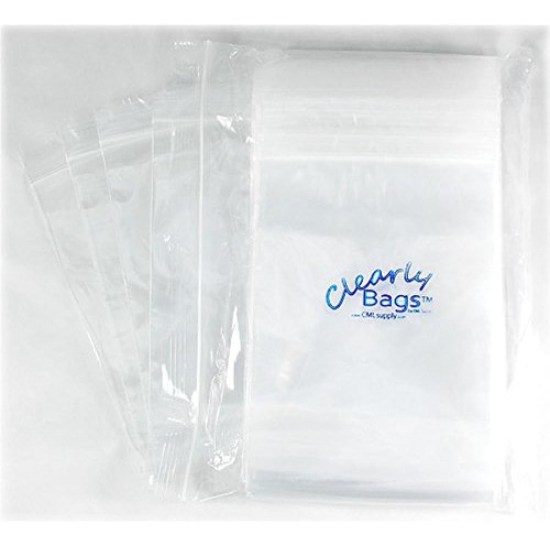Bolsa De Plástico Clearly Bags Reclosable 5  X7  6-mil Zip L 1