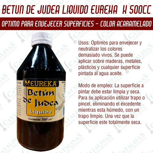 Eureka Betun De Judea Liquido En Frasco X 500ml Microcentro 1