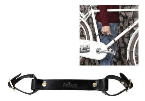 Tourbon Real Bici Llevar Mango Marco Levantador Tubo Correa 0