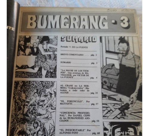 Bumerang Nº 3 Revista Editorial Nueva Frontera Julio 1980 1