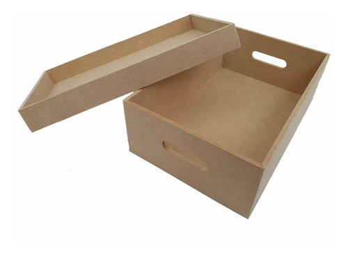 Caja 25x35x12 En Fibrofacil Con Manija 1