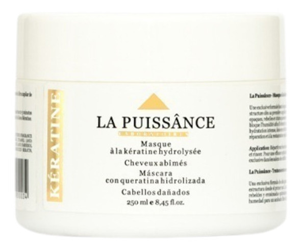 La Puissance Máscara Con Queratina Hidrolizada X 250 Ml 0