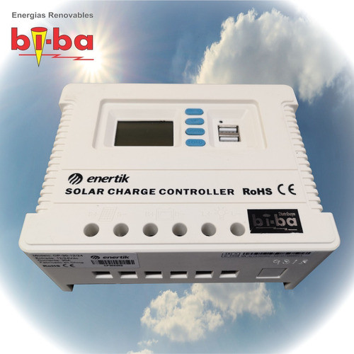 Regulador De Voltaje Panel Solar Cp-12v/24v 30a Usb Enertik 1