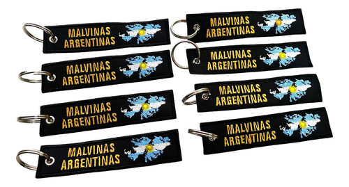Llaveros Malvinas Argentinas Bordados Calidad Premium!! 13x3 0