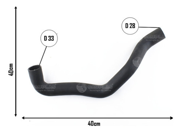 Manguera Superior De Radiador Ford Fiesta Kinetic 1.6 Sigma 1