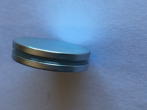 2 Imanes Neodimio Circular 20 X 2 Mm Alta Potencia Recolet 0