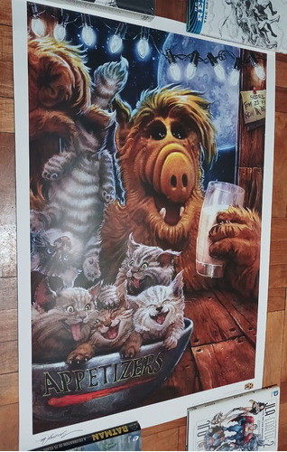 Poster De Alf! Exclusivo Sdcc Hq Unico 0