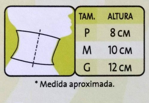 Colar Cervical Espuma Tam P Azul Mercur 1