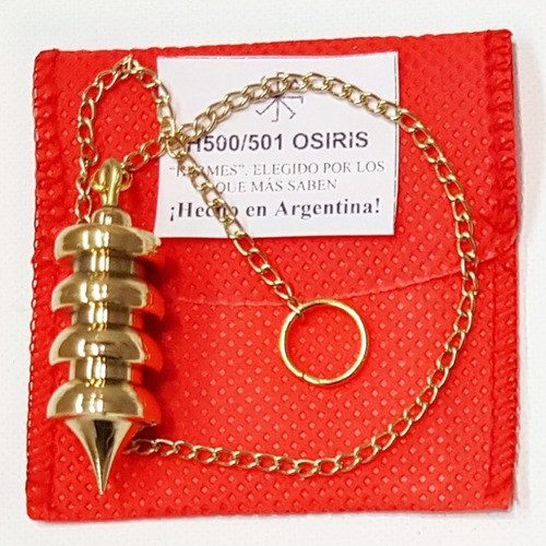 Péndulo Osiris De Bronce Hermes® Radiestesia - Intikilla 1
