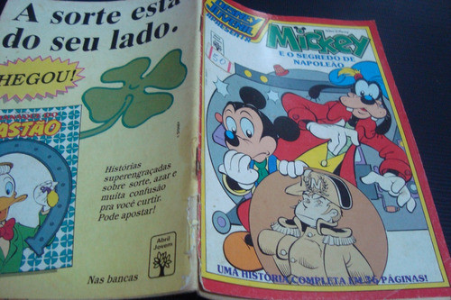 Gibi Abril Disney Juvenil 1 / Mickey Segredo De Napoleao 1