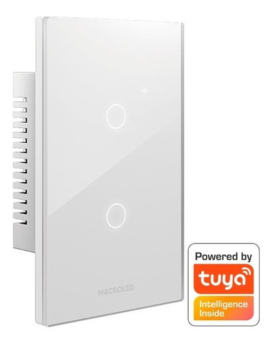 Tecla Smart Tactil Inteligente Blanca Wifi 10a Tsx2b Macrole 1