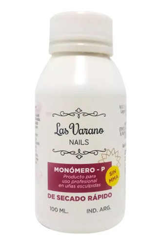 Monomero Las Varano 100ml Esculpidas Sin Mma Secado Rapido 0