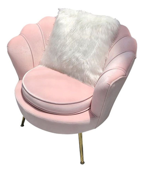 Silla Sillon Jazmin De Un Cuerpo  75 X 75 En Pana 0