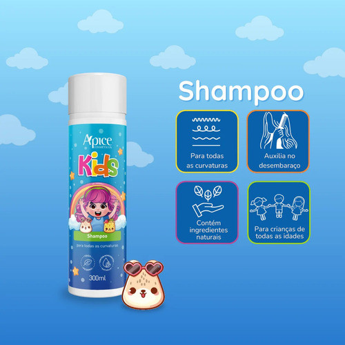 Shampoo Apice No Poo Kids 300ml Apse 1