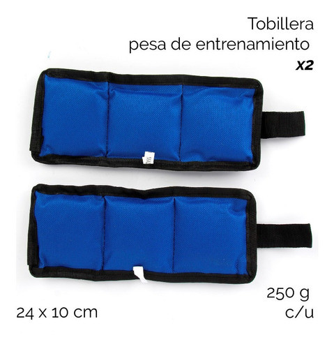 Tobillera Pesa X2 En Bolsa 0.5k  W017 1
