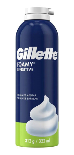 Espuma De Afeitar Gillette Foamy Sensitive 312gr 0
