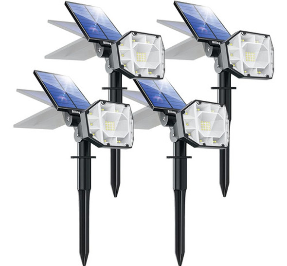 Biling 30 Led Solar Landscape Lights Spotlight, 2-in-1 Brigh 0