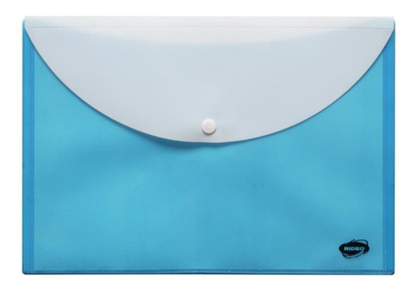 Rideo 24434 Sobre A3 Con Botón Doble Celeste 0