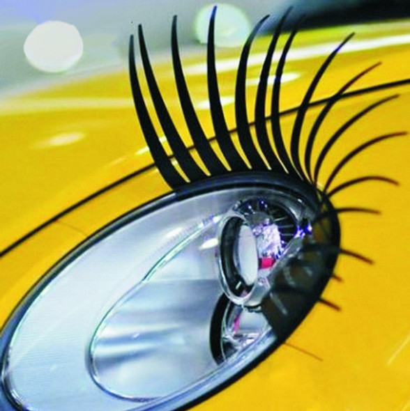 Cílios Postiços Automotivo Adesivo Universal Farol De Carro 0