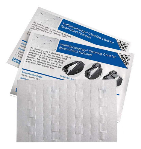 Tarjetas De Limpieza Waffletechnology P/epson Captureone 15u 0