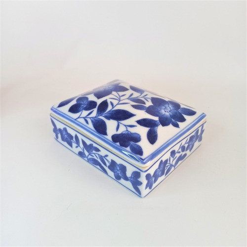 Alhajero En Porcelana Azul Y Blanca! 1