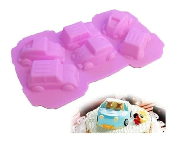 Molde De Silicona Autos Especial Para Jabones, Velas, Etc. 0