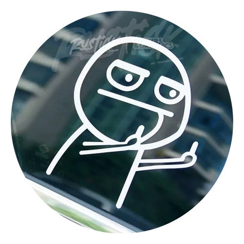 Calco Fuck You Meme Decal Sticker Auto Dedo Dibujos Animad 0