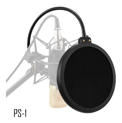 Acc Ps-1 Filtro Antipop Doble Tela Brazo Metalico Cuello Gan 0