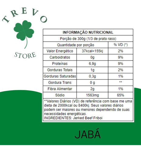 Jabá 1kg - Rico Em Vitaminas - Melhor Preço Trevo 1
