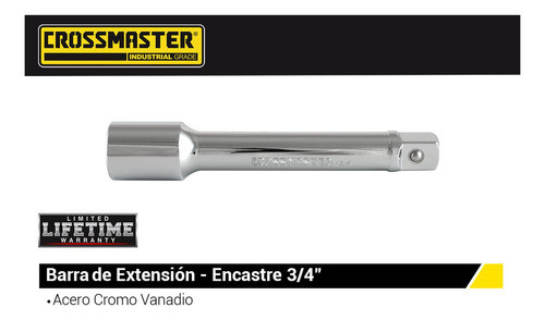 Barra Extensión 16 Pulgadas 406 Mm Encastre 3/4  Crossmaster 1