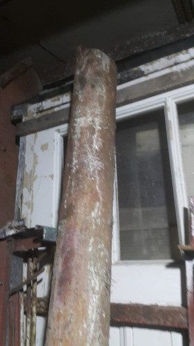 Caño Fundición De Hierro Unido  11cm Diametro X 240cm Alto 0