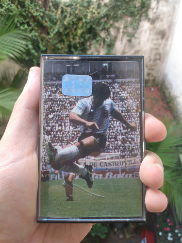 Cassette De Futbol Decorativo De Maradona Mundial 86 0