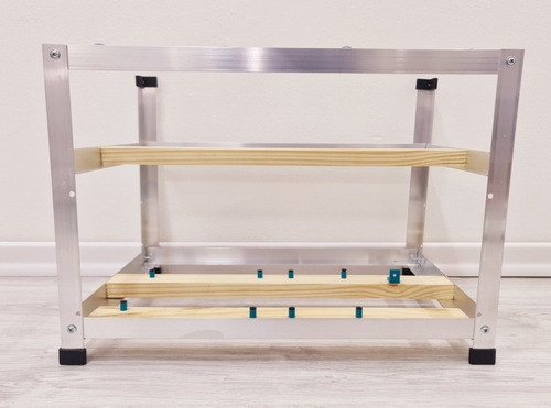 Estructura Rig De Mineria 50 Cm Ancho Team_camfan Btc 4 Gpus 0